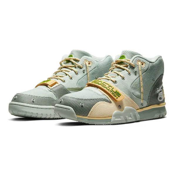 Giày Thể Thao Nike Travis Scott x Air Trainer 1 Grey Haze DR7515-001 Màu Xanh Xám Size 41 - Giày - Vua Hàng Hiệu