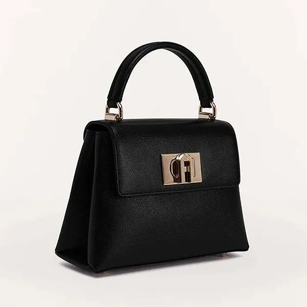 Túi Xách Tay Furla 1927 Top Handle Mini Nero Màu Đen - Túi xách - Vua Hàng Hiệu