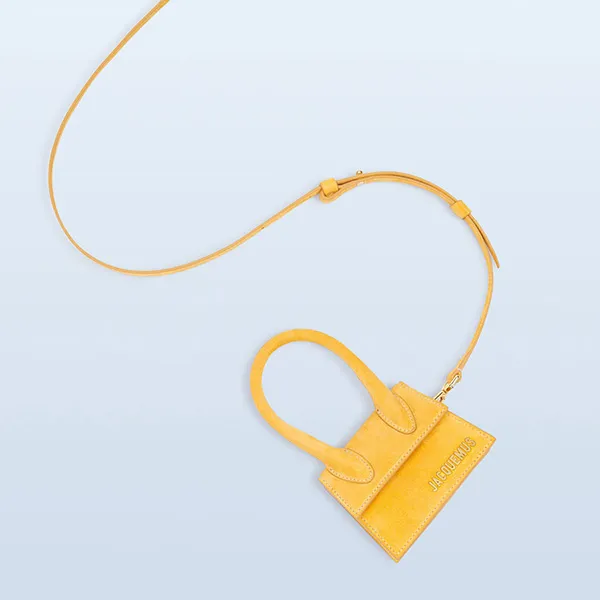 Túi Xách Jacquemus Le Chiquito Signature Mini Handbag 213BA001-3020 750 Size 12 Màu Vàng Cam - 5