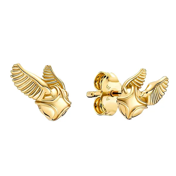 Khuyên Tai Pandora Harry Potter, Golden Snitch Stud Earrings 260025C00 Màu Vàng