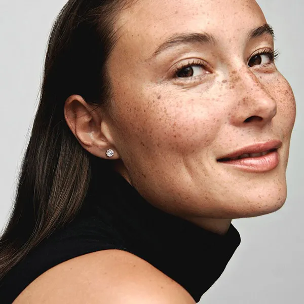 Khuyên Tai Pandora Clear Sparkling Crown Stud Earrings 298311CZ Màu Bạc