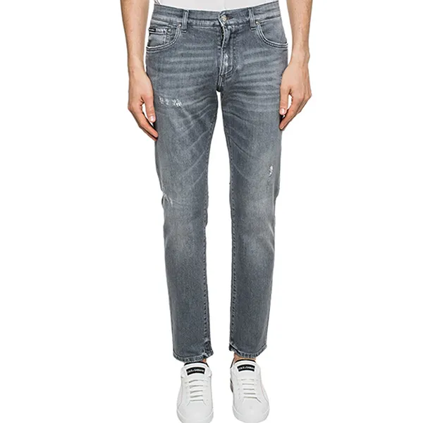 Quần Jeans Nam Dolce & Gabbana D&G Slim GY07CD G8BA1 Màu Xám Size 44 - Thời trang - Vua Hàng Hiệu