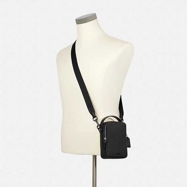 Túi Đeo Chéo Nam Coach Top Handle Crossbody C3147 Màu Đen