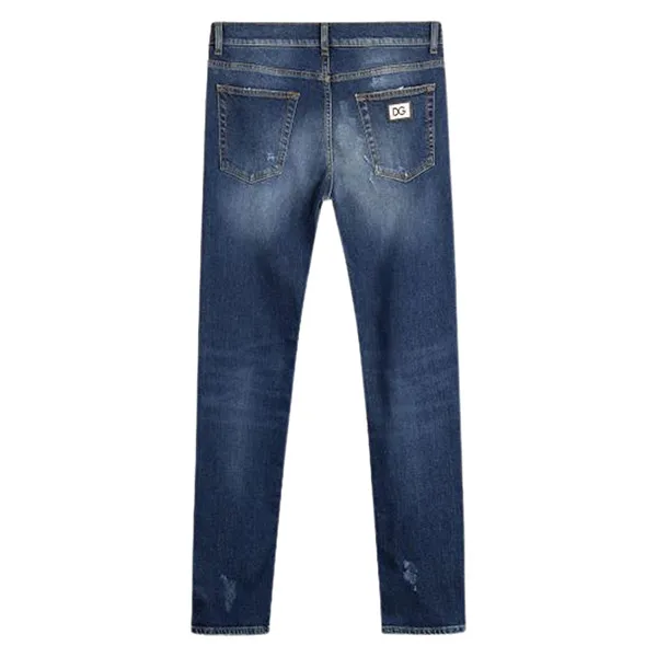 Quần Jeans Nam Dolce & Gabbana D&G Slim GY07CD-G8FL4 Màu Xanh Dương