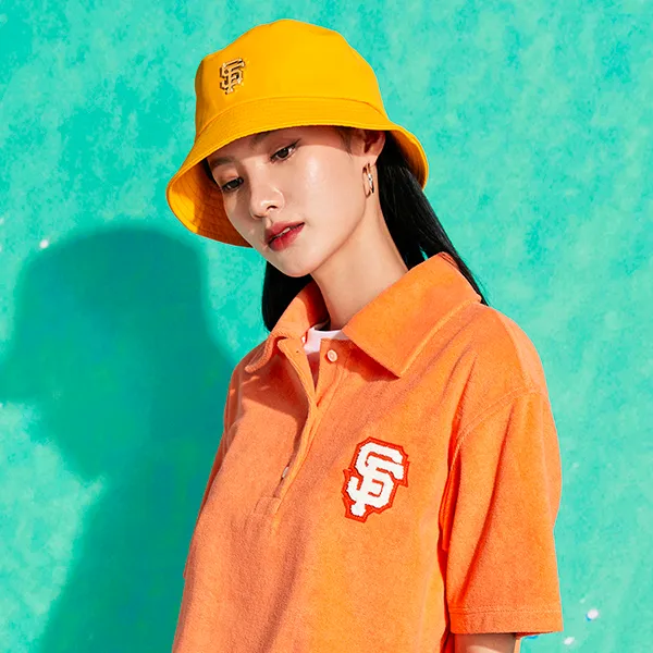 Mũ MLB Nylon Basic Bucket Hat San Francisco Giants 3AHT0392N-14ORL Màu Vàng - Mũ nón - Vua Hàng Hiệu