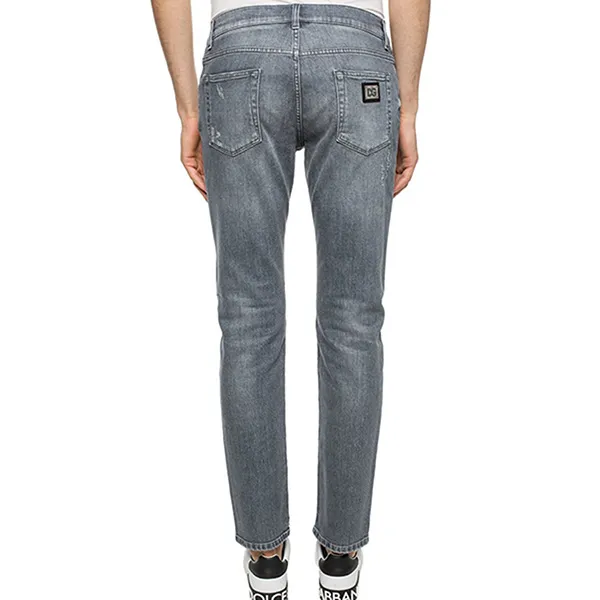 Quần Jeans Nam Dolce & Gabbana D&G Slim GY07CD G8BA1 Màu Xám Size 44 - Thời trang - Vua Hàng Hiệu