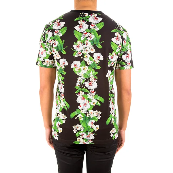 Áo Phông Nam Dolce & Gabbana D&G T-Shirt G8KG1T-HH7WF Màu Đen Họa Tiết Xanh Lá