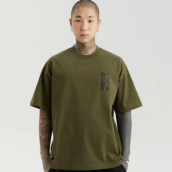 Áo Phông LifeWork Silicon Radok Tshirt LW225TS904 Màu Xanh Khaki