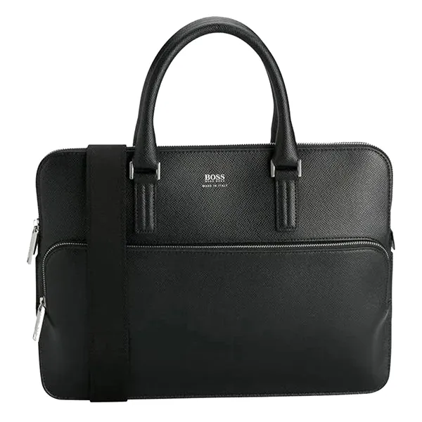 Cặp Xách Tay Hugo Boss Messenger Signature Màu Đen - Túi xách - Vua Hàng Hiệu