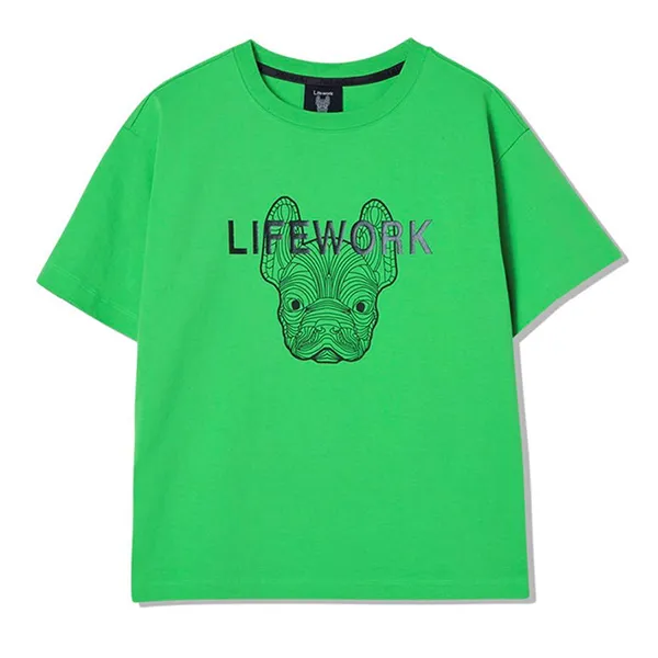 Áo Phông LifeWork Radoc Tshirt LW225TS795 Màu Xanh Green