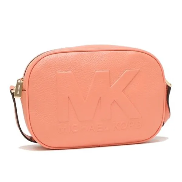 Túi Đeo Chéo Michael Kors MK Outlet Shoulder Bag Jet Set Travel Pink Ladies Màu Hồng Cam