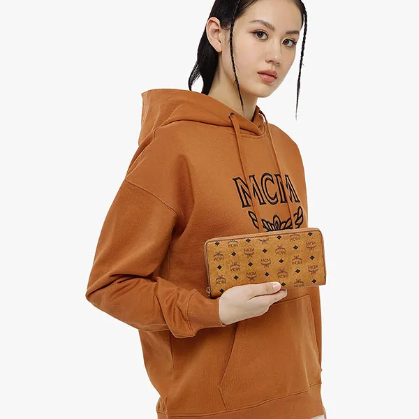Ví MCM Zip Around Wallet in Visetos Original Màu Nâu - Túi xách - Vua Hàng Hiệu