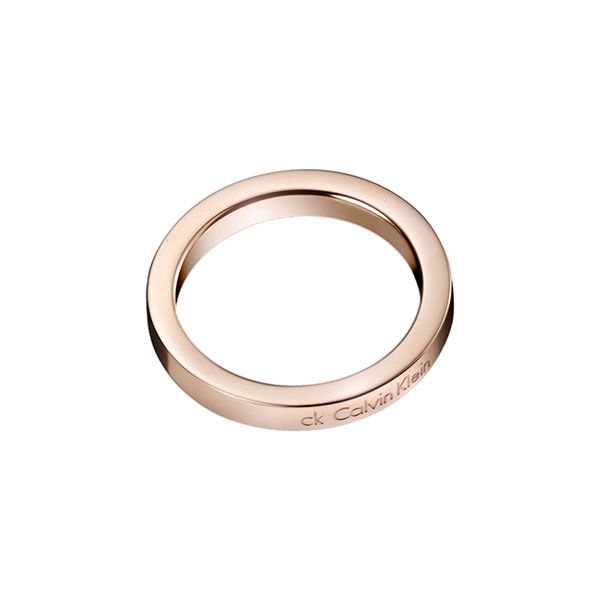 Nhẫn Calvin Klein CK Hook Ring KJ06PR1001 Màu Vàng Hồng Size 6 - 1