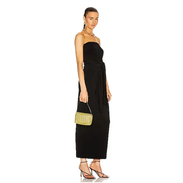 Túi Xách Tay Alexander Wang Heiress Medium Pouch Bag In Yellow Màu Vàng