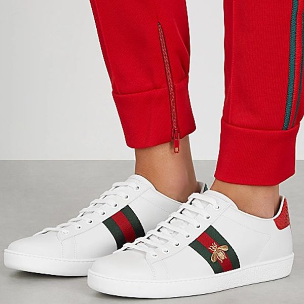 Mua Giày Gucci Ace Embroidered Sneaker White Leather With Bee Màu Trắng  Size 39.5 - Gucci - Mua tại Vua Hàng Hiệu h052800