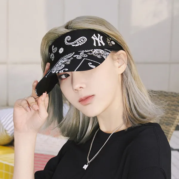 Mũ MLB Paisley Sun Cap New York Yankees 3ASC06123-50BKS Màu Đen
