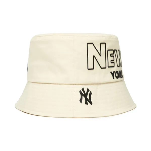 Mũ MLB Bucket New York Yankees 3AHT0201N-50CRS Màu Kem Size 57 - Mũ nón - Vua Hàng Hiệu