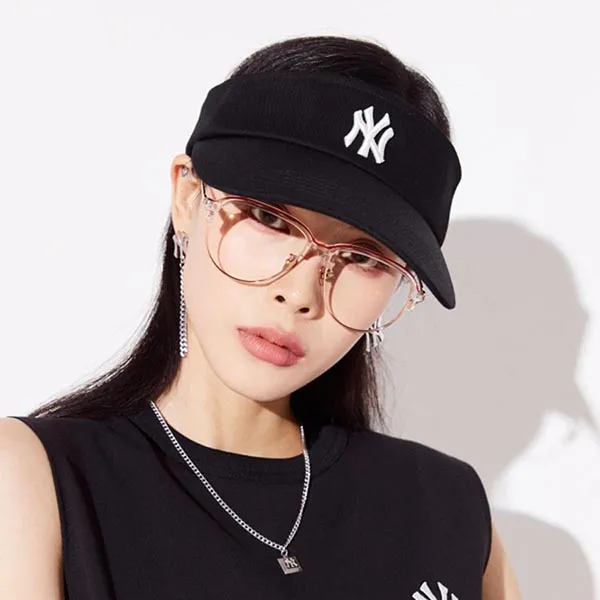 Mũ MLB Sun Cap New York Yankees 3ASC00123-50BKS Màu Đen