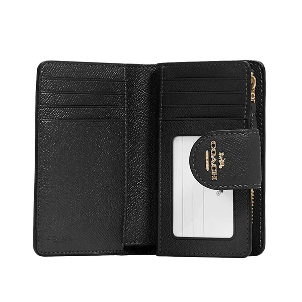 Ví Coach Medium Corner Zip Wallet 6390 Màu Đen