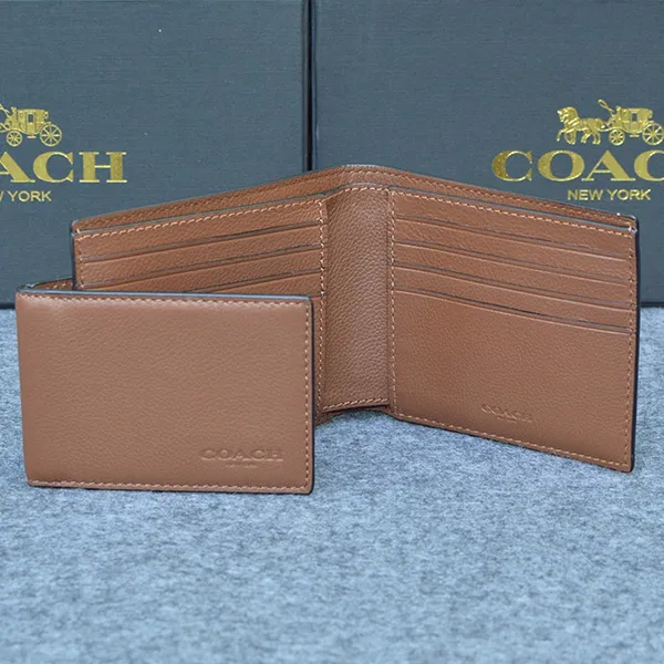 Set Ví Nam Coach Men’s F4991 Màu Nâu - Túi xách - Vua Hàng Hiệu