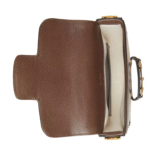 Túi Đeo Chéo Nữ Gucci GG Horsebit 1955 Jumbo Mini Bag Màu Nâu Be N-QL - Túi xách - Vua Hàng Hiệu