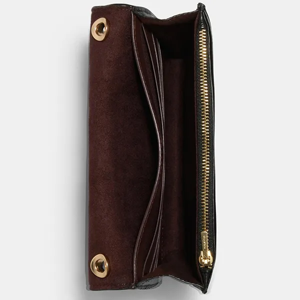 Túi Đeo Chéo Coach Georgie Crossbody With Rivets Màu Đen