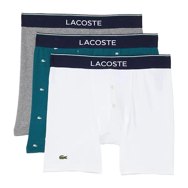 Set Quần Lót Lacoste Boxer Nam 6H1050-51-W4Y Size M