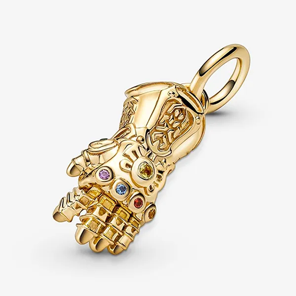 Hạt Vòng Charm Pandora Marvel The Avengers Infinity Gauntlet Dangle 760661C01 Màu Vàng - Trang sức - Vua Hàng Hiệu