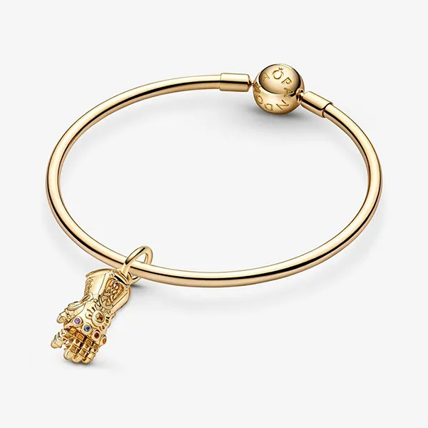 Hạt Vòng Charm Pandora Marvel The Avengers Infinity Gauntlet Dangle 760661C01 Màu Vàng - Trang sức - Vua Hàng Hiệu