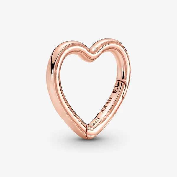 Hạt Vòng Charm Pandora Me Styling Heart Connector 780081C00 Màu Vàng Hồng - Trang sức - Vua Hàng Hiệu