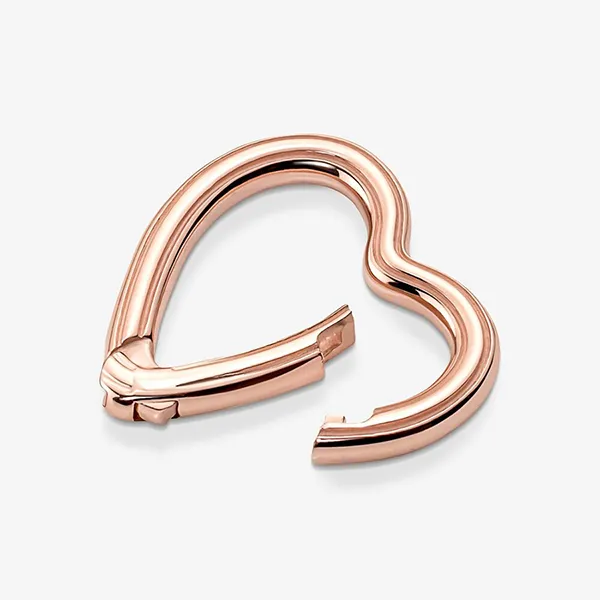 Hạt Vòng Charm Pandora Me Styling Heart Connector 780081C00 Màu Vàng Hồng - Trang sức - Vua Hàng Hiệu