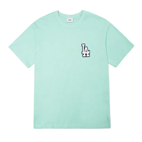 Áo Phông MLB Monogram Back Logo LA Dodgers Tshirt 3ATSM2023-07MTL Màu Xanh Mint