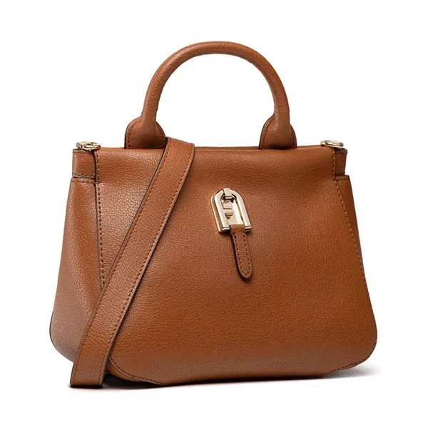 Túi Xách Tay Furla Palazzo Mini Tote Nero Crossbody Bag Màu Nâu - Túi xách - Vua Hàng Hiệu