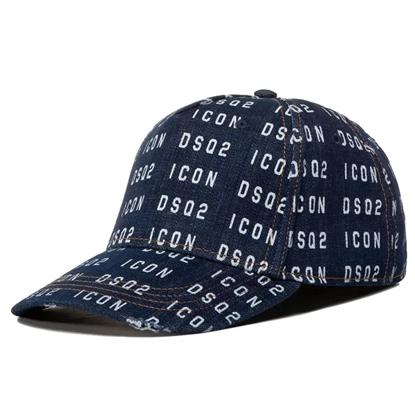 Mũ Dsquared2 Other Cargo Baseball Caps Denim BCM0327 10102910 Màu Xanh Navy - Mũ nón - Vua Hàng Hiệu
