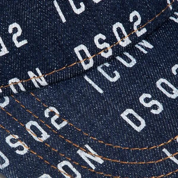 Mũ Dsquared2 Other Cargo Baseball Caps Denim BCM0327 10102910 Màu Xanh Navy - Mũ nón - Vua Hàng Hiệu