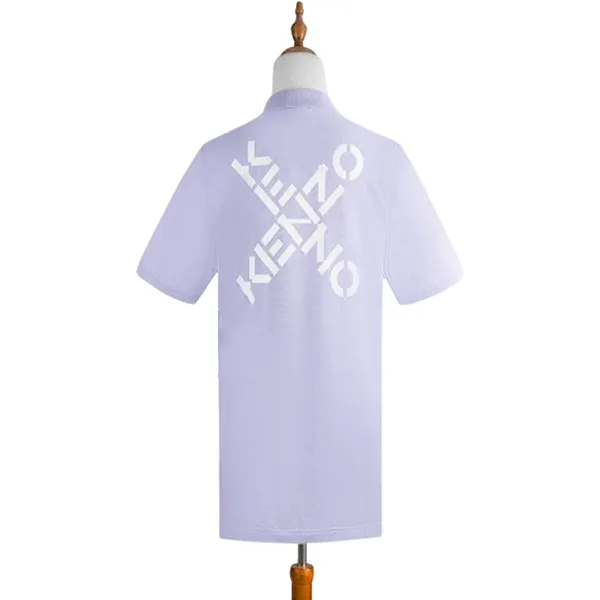 Áo Polo Kenzo Logo Chữ Lưng 4SK-5PO051 Màu Tím