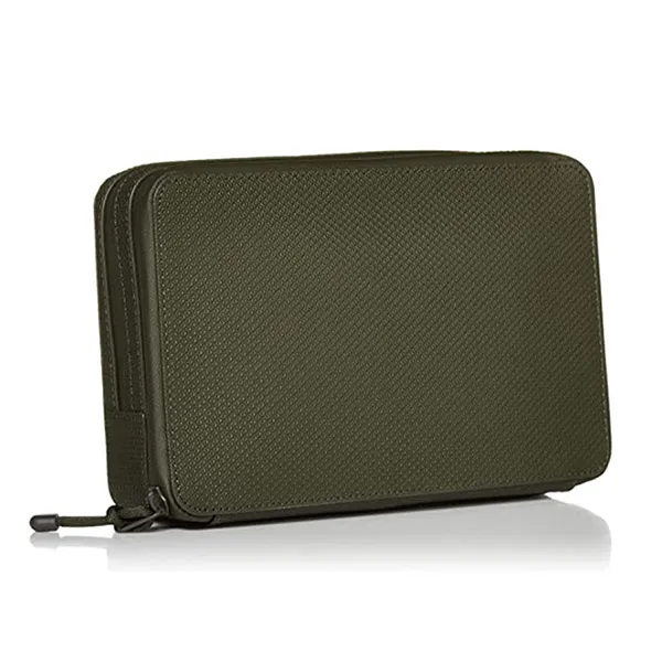 Túi Cầm Tay Lacoste Chantaco Clutch Bag NH3449AP Màu Xanh Rêu