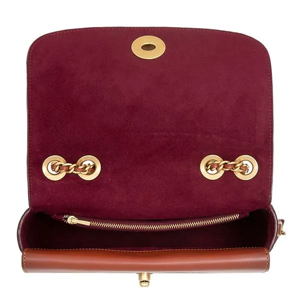Túi Đeo Chéo Coach Coated Canvas Signature Madison Shoulder Bag Beige Màu Nâu Be