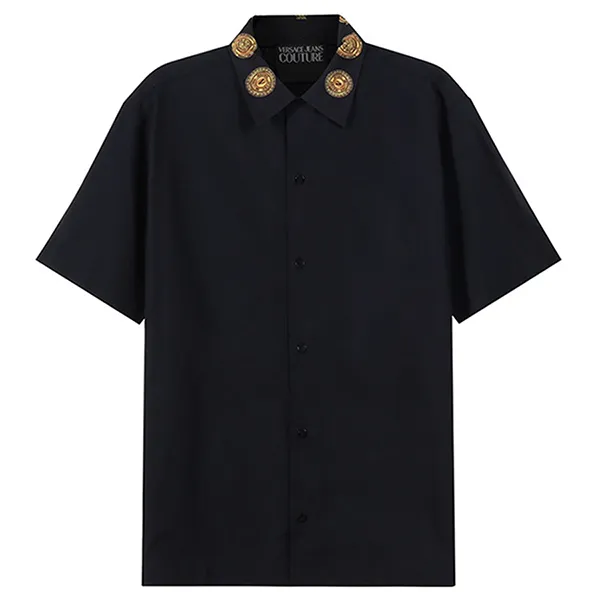 Áo Sơ Mi Versace Jeans Couture Cotton 72GAL2BC CN002 899 Màu Đen