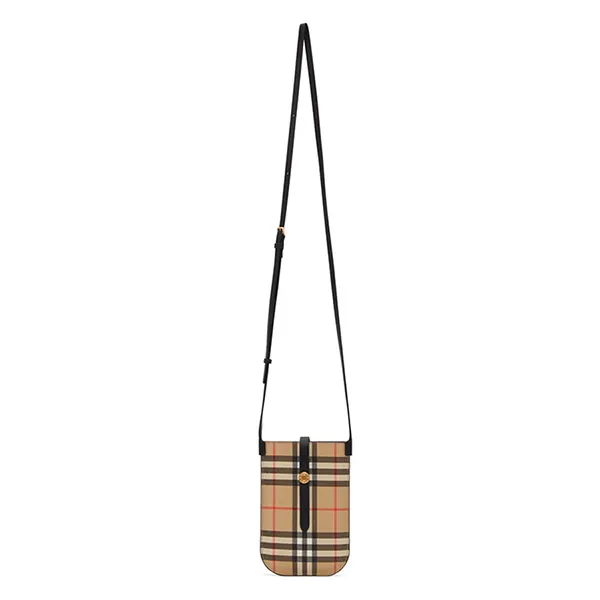 Túi Đựng Điện Thoại Burberry Beige Vintage Check Anne Màu Beige