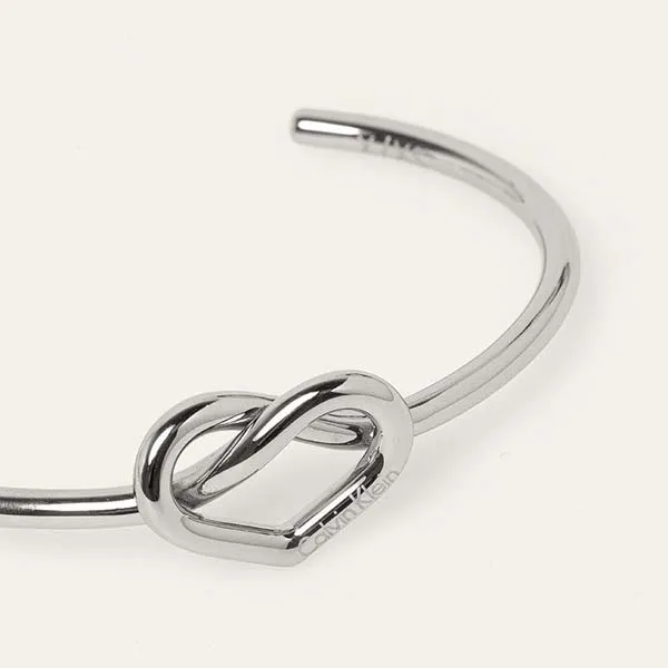 Vòng Đeo Tay Calvin Klein CK Charming Open Bangle KJ6BMF0001XS Màu Bạc