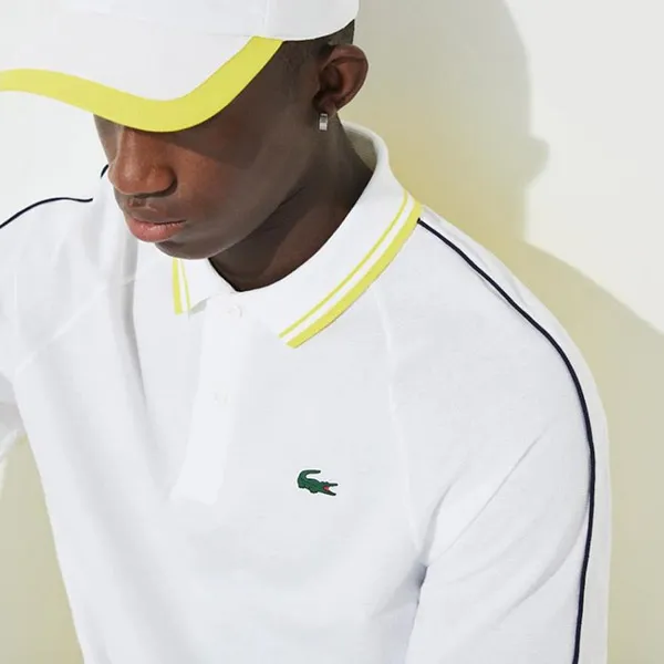 Áo Polo Lacoste Sport Tennis Polo Shirt YH9689-00 Màu Trắng Size M