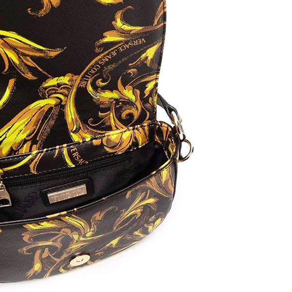 Túi Cầm Tay Handbag Versace Jeans Couture Baroque Printed Tote Bag 72VA4BF271880 G89 Màu Đen Vàng - 4