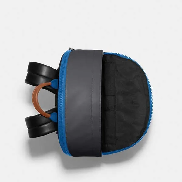 Balo Nam Coach West Backpack With Quilting Màu Xám Đen - Túi xách - Vua Hàng Hiệu