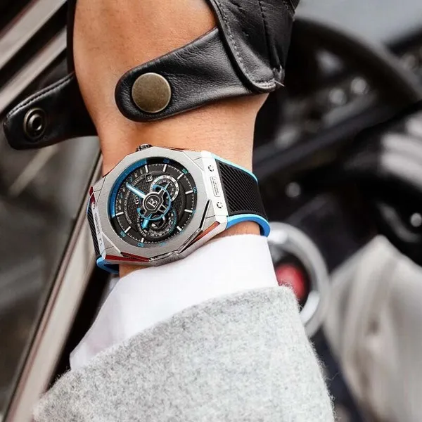 Đồng Hồ Nam Bonest Gatti King Speed B586011R Màu Đen Viền Xanh - Đồng hồ - Vua Hàng Hiệu