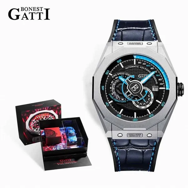 Đồng Hồ Nam Bonest Gatti King Speed B586013L Màu Xanh Navy