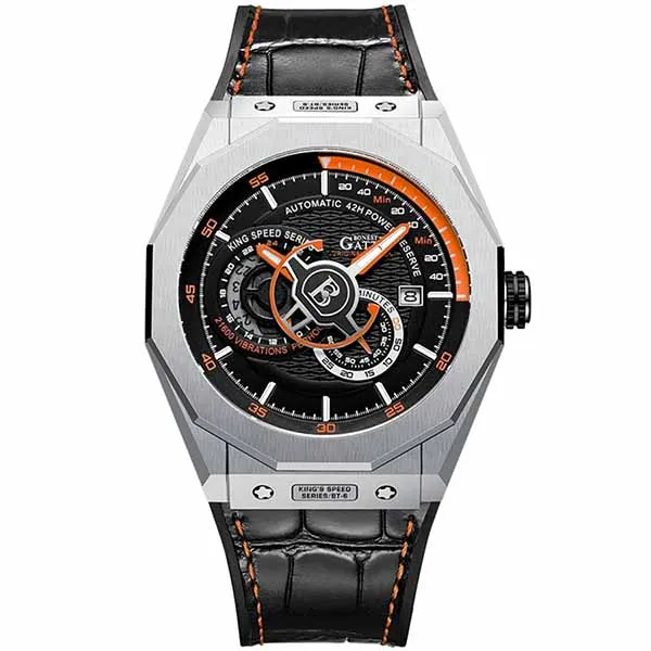Đồng Hồ Nam Bonest Gatti King Speed B586012L Màu Đen Viền Cam - Đồng hồ - Vua Hàng Hiệu