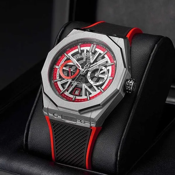 Đồng Hồ Nam Bonest Gatti King Speed B596013R Màu Đen - Đỏ