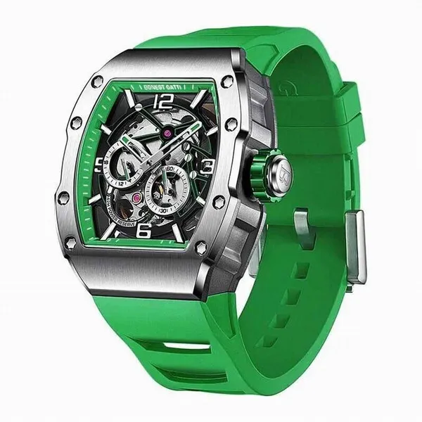Đồng Hồ Nam Bonest Gatti Ghost Speed B199034R Màu Xanh Green
