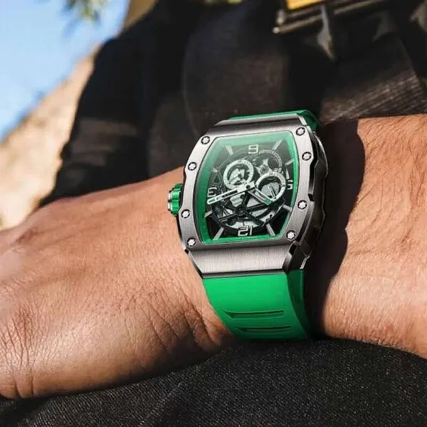 Đồng Hồ Nam Bonest Gatti Ghost Speed B199034R Màu Xanh Green